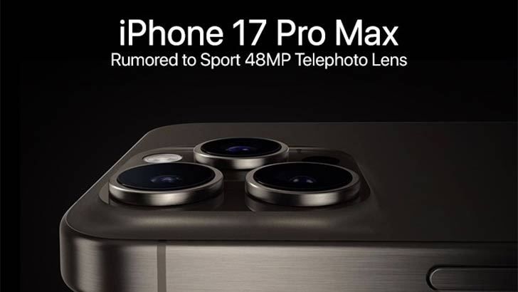 According to buzz the Apple iPhone 17 Pro Max owns a 48MP telephoto lens for better alter ego caliber