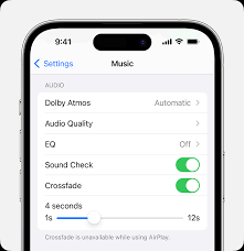 How to enable crossfading between songs in Apple Music