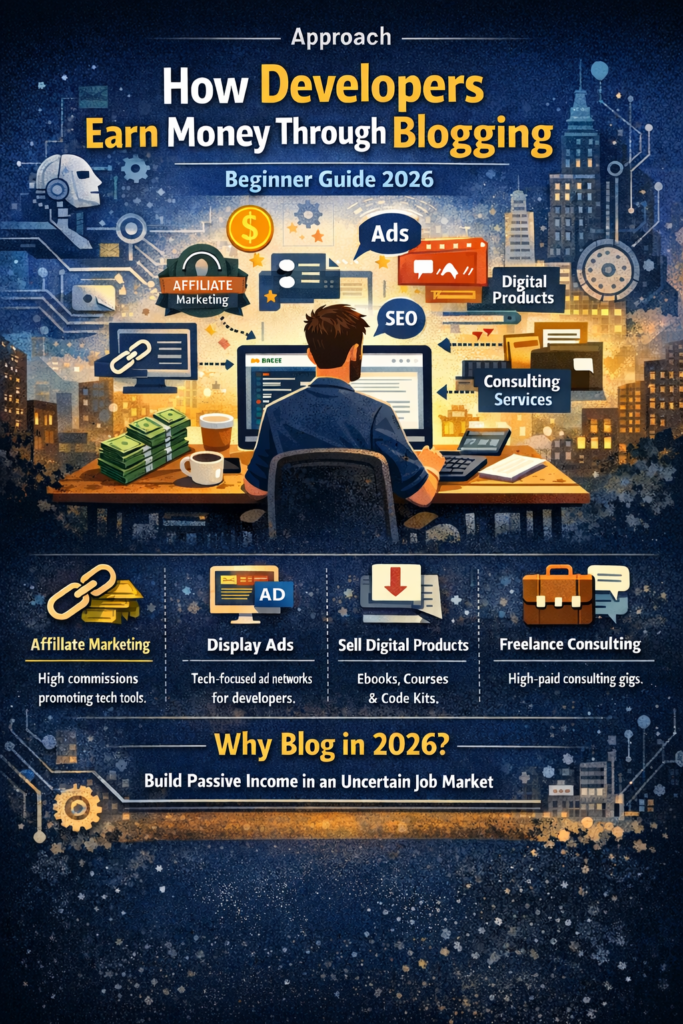 How Developers Earn Money Through Blogging: Beginner Guide 2026