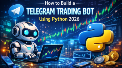 Telegram trading bot using Python